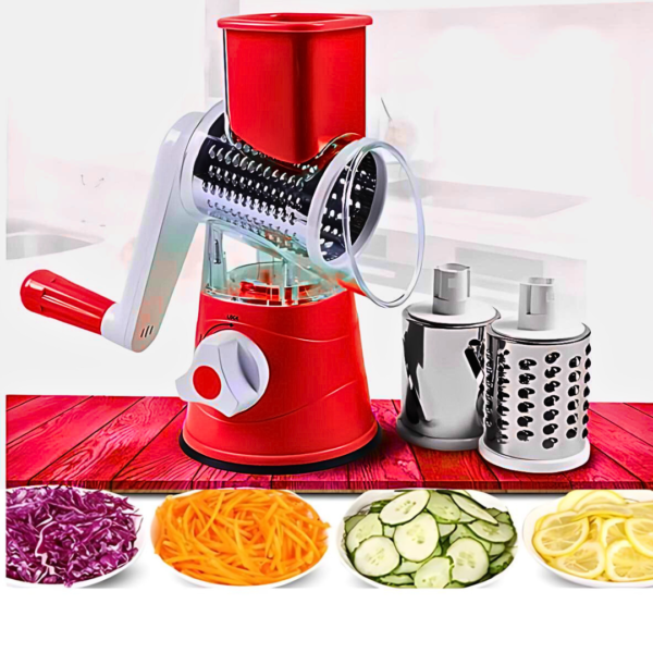 Multi-Functional Tabletop Drum Grater