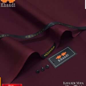 Khaadi Men’s Premium Cotton Fabric Collection 2025 – Silver Finish Airjet Edition