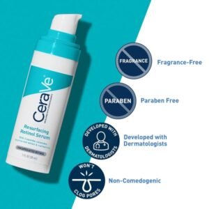 CeraVe Resurfacing Retinol Serum – 30ml | Brightening & Pore Minimizing Face Serum