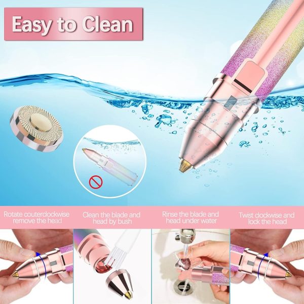 2-in-1 Electric Eyebrow Trimmer & Shaver | for Women - Image 4