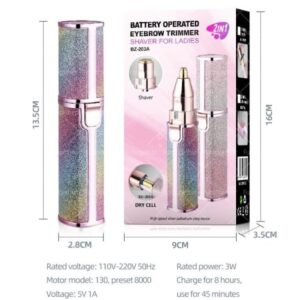 2-in-1 Electric Eyebrow Trimmer & Shaver | for Women