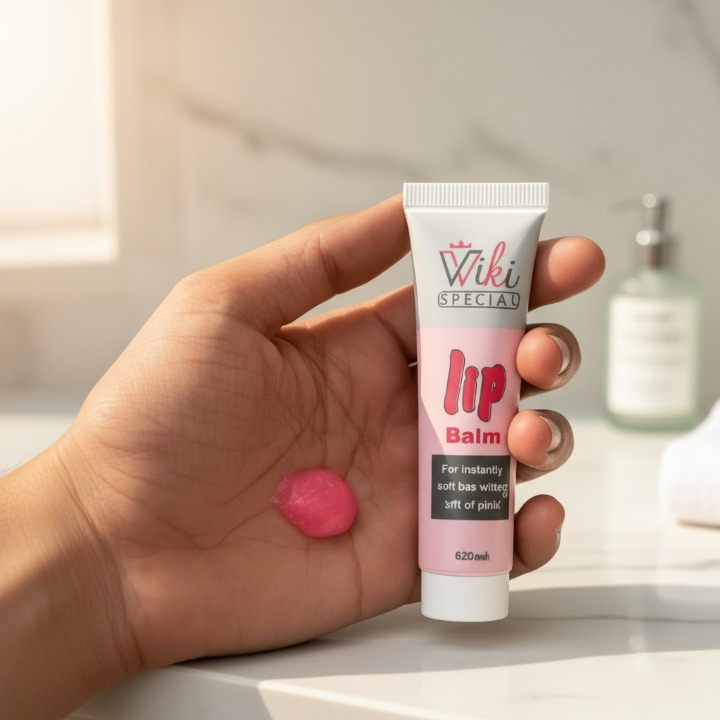 Wiki Special Natural Pink Lip Balm | Soft, Smooth & Naturally Pink Lips with Deep Moisture (20ml)