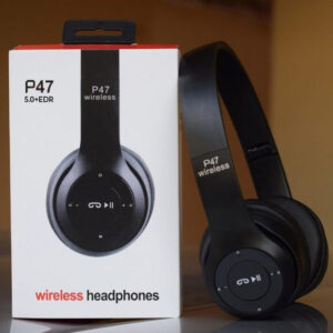 P47 Wireless Bluetooth 5.1 Headphones with Fast Charging & Long Battery Life (Random Color)